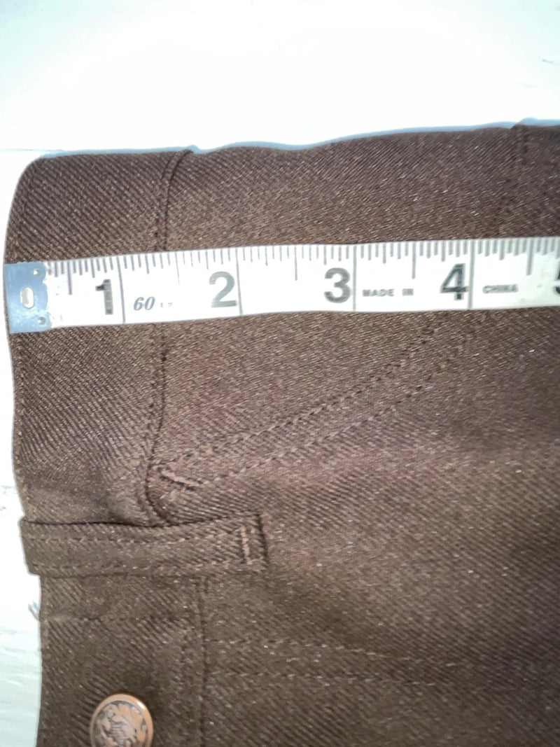 New Vintage Brown Dickson Jenkins Polyester Pants #5991 ZZ-88