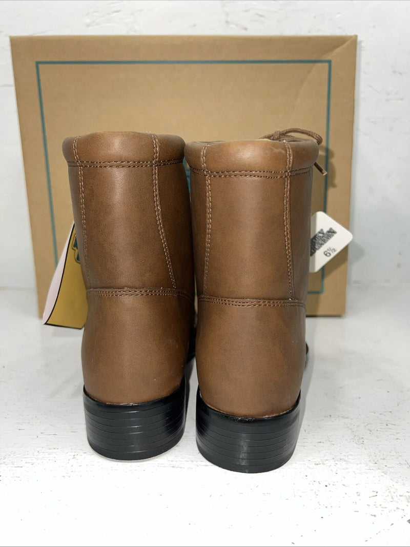 New Women’s Brown Lace Up Smoky Mountain Cowboy Boots. 6040 L 6.5 6 1/2. 19-140