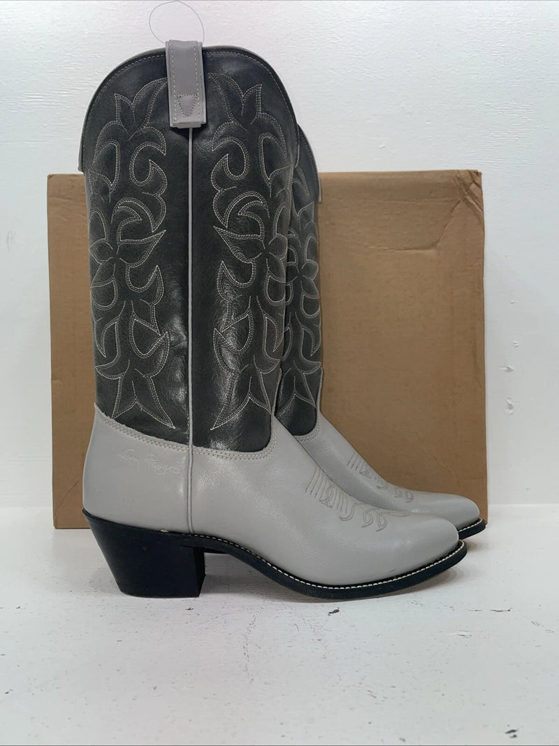 New Women’s Gray Kenny Roger’s Cowboy Boots. 40702 9 M. 15-97