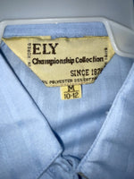 New Women’s Blue Ely Long Sleeve Pearl Snap Shirt M #14119 3B-22