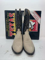 New Men’s Cream Texas Imperial Cowboy Boots. M 629 10.5 10 1/2 D. 8-28￼
