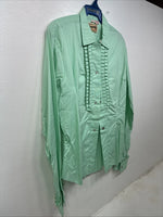 New Women’s Hartman Green Long Sleeve Pearl Small Size 38 TT-132