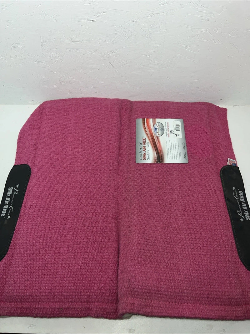 New Professionals Choice Pink Wool SMx Air Ride Saddle Pad 30x34 Pad-17