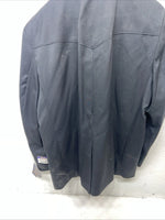 New Men’s Circle S Black Suit Jacket 52R #24244 JJ-601