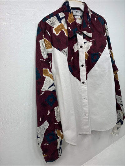 New Women’s Cowboy Threads Multicolor Long Sleeve Button Up XL II-44