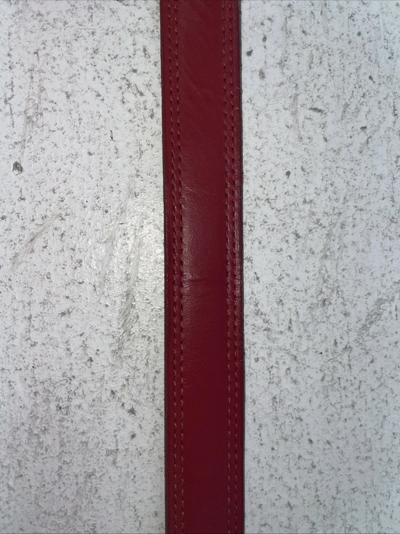New Red Genuine Leather Nocona 34” Belt #357 Z-14