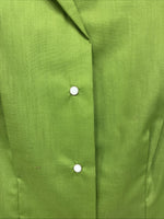 New Women’s Panhandle Slim Green Short Sleeve Pearl Snap Size 12 KK-90