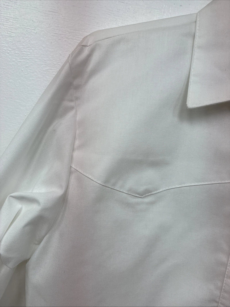 New Women’s Cowboy Threads White Long Sleeve Button Up Small DD-141