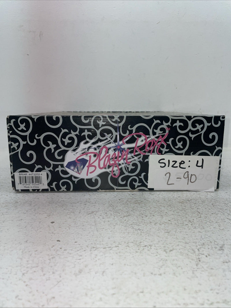 New Youth Brown With Pink Camo Blazin Roxx Cowboy Boots. 4472202 4. 2-90