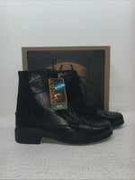 New Kids Black Lace Up Ariat Cowboy Boots. 50105 5 M. 22-83