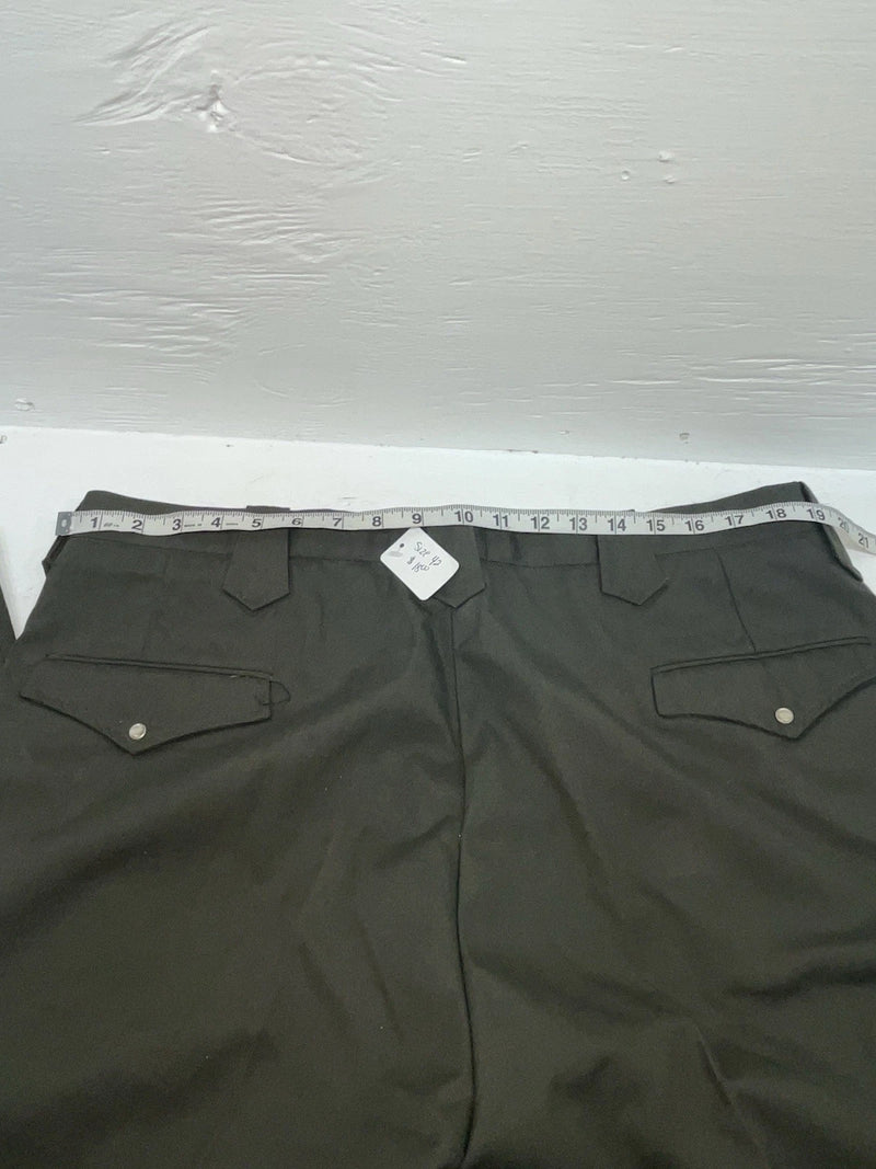 New Vintage Green Dickson Jenkins Polyester Pants #2643 ZZ-33