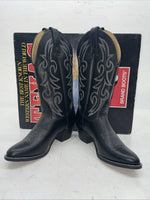 New Women’s Black Texas Brand Cowboy Boots. 4970 7 M. 18-114