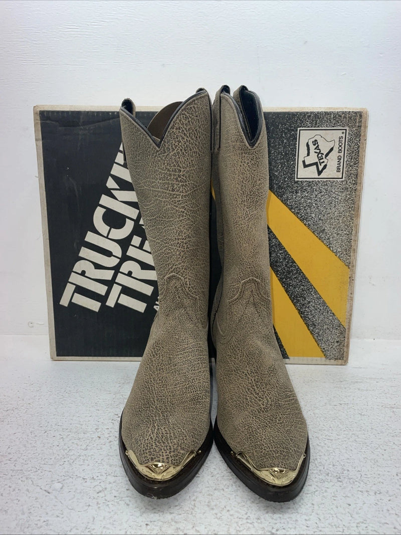 New Men’s Brown Texas Brand Cowboy Boots. 7649 8 E E. 1-115 