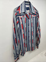 New Women’s Panhandle Slim Multicolor Design Long Sleeve Pearl Snap 36 MM-89