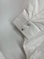 New Women’s Cumberland White Gem Long Sleeve Pearl Snap Medium LL-8