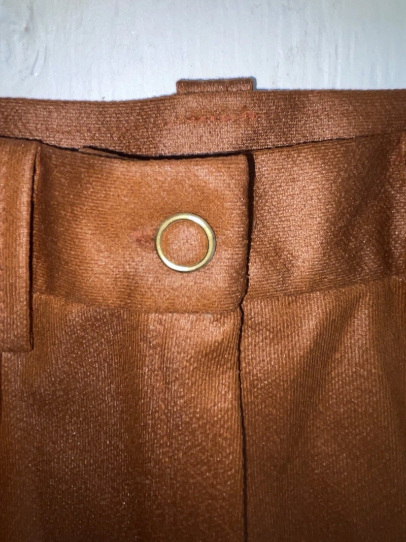 New Vintage Brown Western Heritage Polyester Pants #929 VV-95