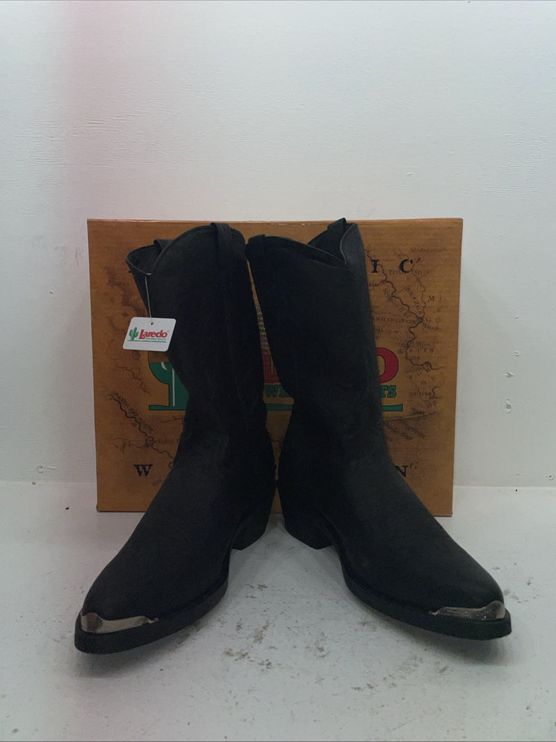 New Men’s Black Laredo Cowboy Boots. 68610 10.5 10 1/2 E W. 8-39