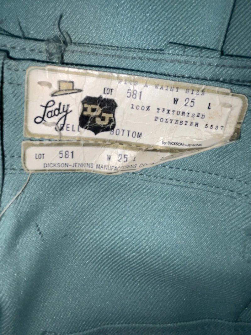 New Vintage Turquoise Dickson Jenkins Polyester Pants #581 VV-94 