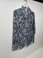 New Women’s Dickson Jenkins Multicolor Long Sleeve Pearl Snap Size 30 KK-1