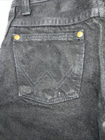 New Boys Black Wrangler Pro Rodeo Cowboy Cut Denim Jeans. 9 Regular C-14