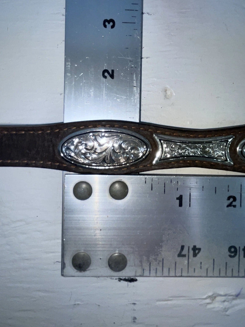 New Brown Genuine Leather Nocona 24” Belt #3212044 NN-38