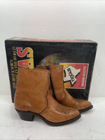 New Men’s Brown Texas Brand Cowboy Boots. M  354 10 D. 6-55