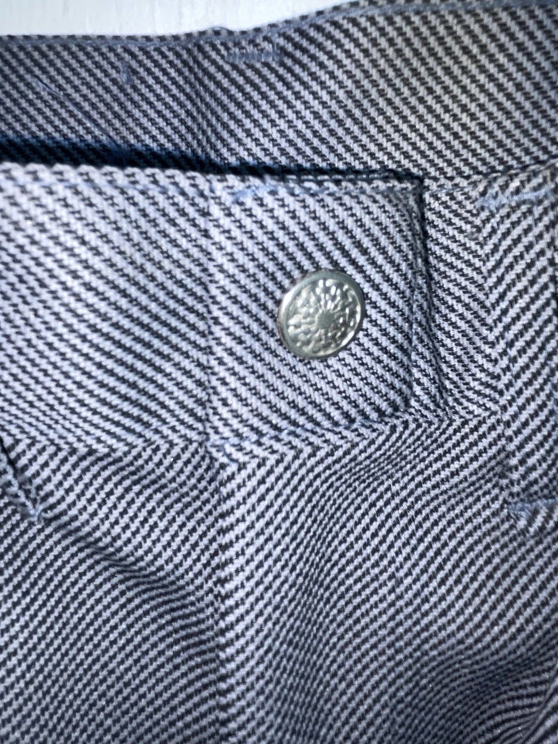 New Vintage Black Speckled Miller Polyester Pants #2624 3A-47