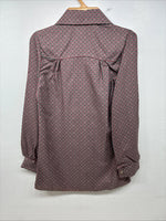 New Women’s Dickson Jenkins Red Designed Long Sleeve Pearl Snap Size 32 MM-81