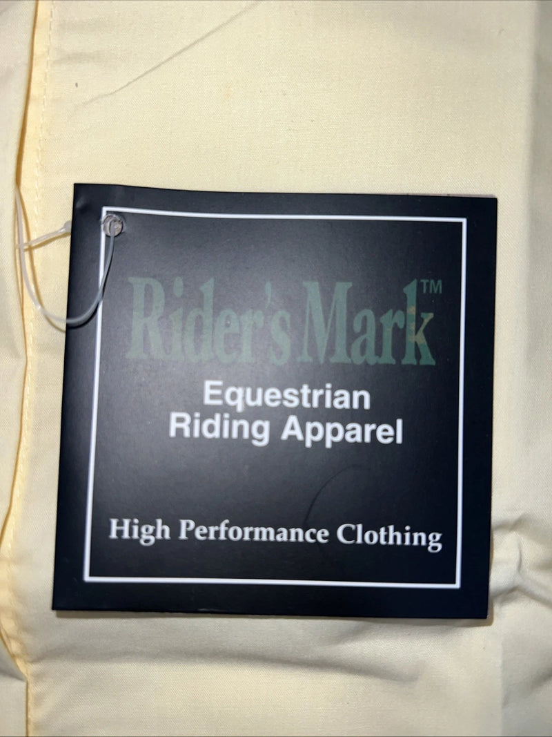 New Women’s Yellow Riders Mark Short Sleeve English Riding Shirt. 38 232710 G-28