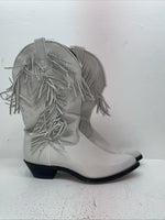 New Women’s White Capezio Cowboy Boots. L 697 8.5 8 1/2 M. 15-21
