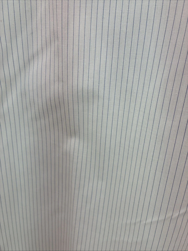 New Men’s White Horse White Stripe Short Sleeve Pearl Snap Large X-41