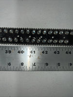 New Black Nocona Genuine Leather Bling Belt Large #N3424601 W-15