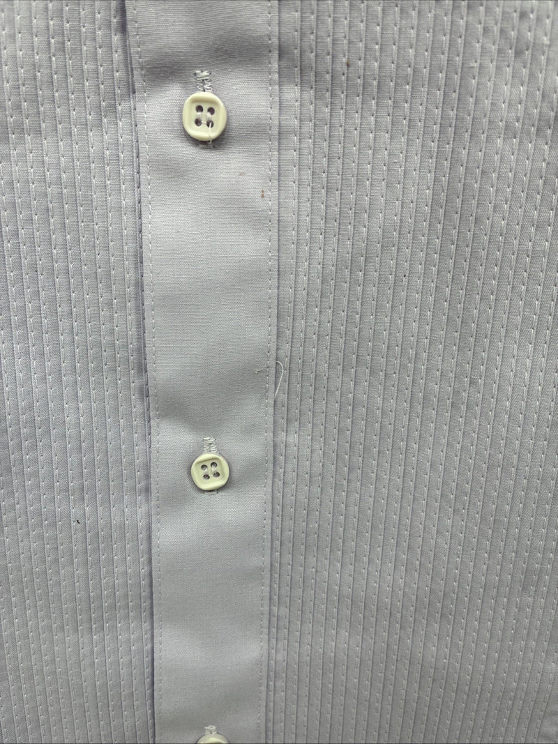 New Wayne Scott Purple Long Sleeve Bottom Up English Shirt Medium X-95