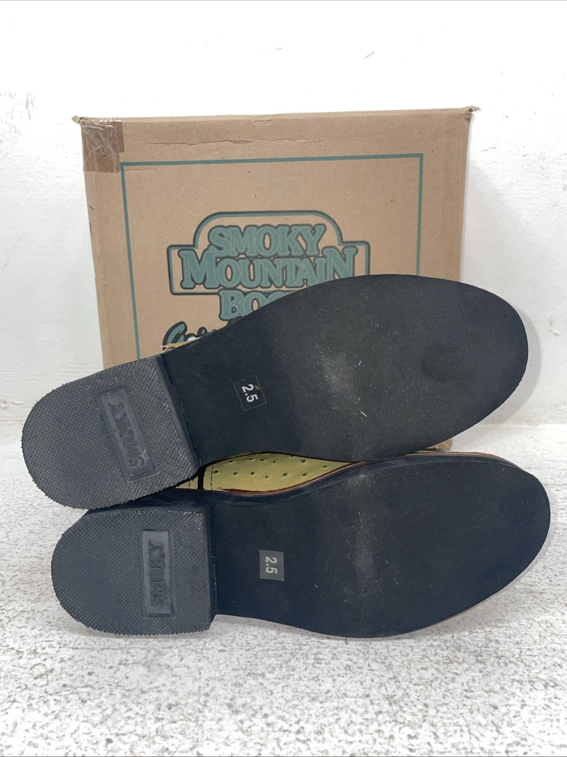 New Kids Green Smoky Mountain Cowboy Boots. 3027 C /.5 2 1/2. 23-148