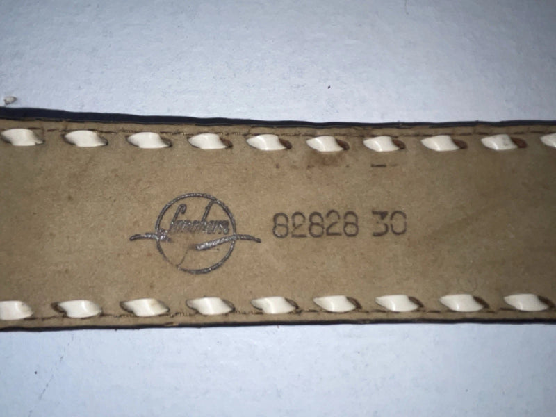 New Red Genuine Leather Longhorn Weaved And Tooled 30” Belt #82828 Z-49