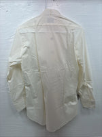New Classix Yellow Long Sleeve Button up English Short Small X-88