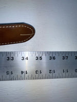 New Brown Genuine Leather Tex Tan Stitched 30” Belt #736H NN-8