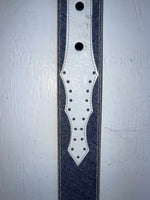 New Blue Genuine Leather 28” Belt #7330 Z-171