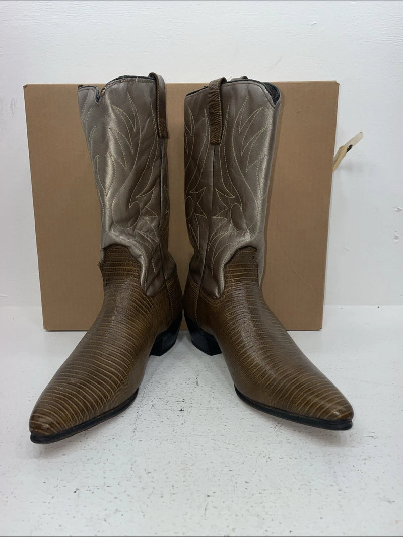 New Women’s Brown Acme Cowboy Boots. 644 8.5 8 1/2 C. 15-38