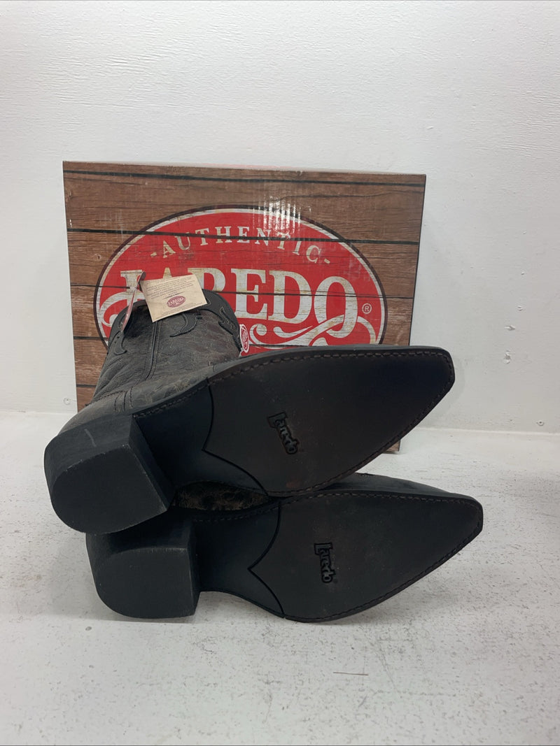 New Men’s Black Laredo Cowboy Boots. 6766 9.5 9 1/2 E W. 4-63