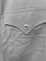 New Men’s ELY Cattleman Western Black Short Sleeve Pearl Snap 17.5 XL R-61