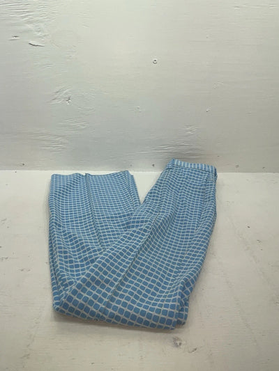 New Vintage Blue Checkered Lee Polyester Pants #2652644 ZZ-46
