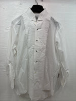 New Classix White Long Sleeve Button Up English Shirt 15-15.5 Medium AA-23
