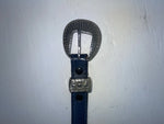 New Blue Genuine Leather 34” Belt NN-105