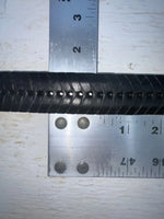 New Black Genuine Leather Weaved 36” Belt #110 Z-109