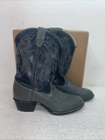 New Youth Gray Westex Cowboy Boots. B 2102 5.5 5 1/2 D. 2-138