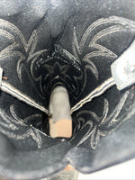 New Women’s Gray Texas Brand Cowboy Boots. L29 5.5 5 1/2 M. 20-60