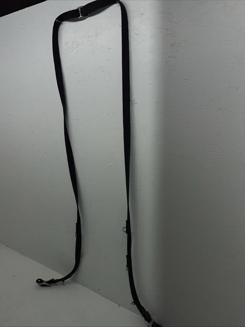 New Grey Nylon German Martingale 2” Y-16