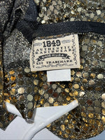 New Women’s 1849 Authentic Ranchwear Gold Show Shirt Large RR-13