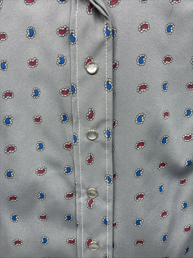 New Women’s Dickson Jenkins Greg Design Long Sleeve Pearl Snap Size 34 MM-29